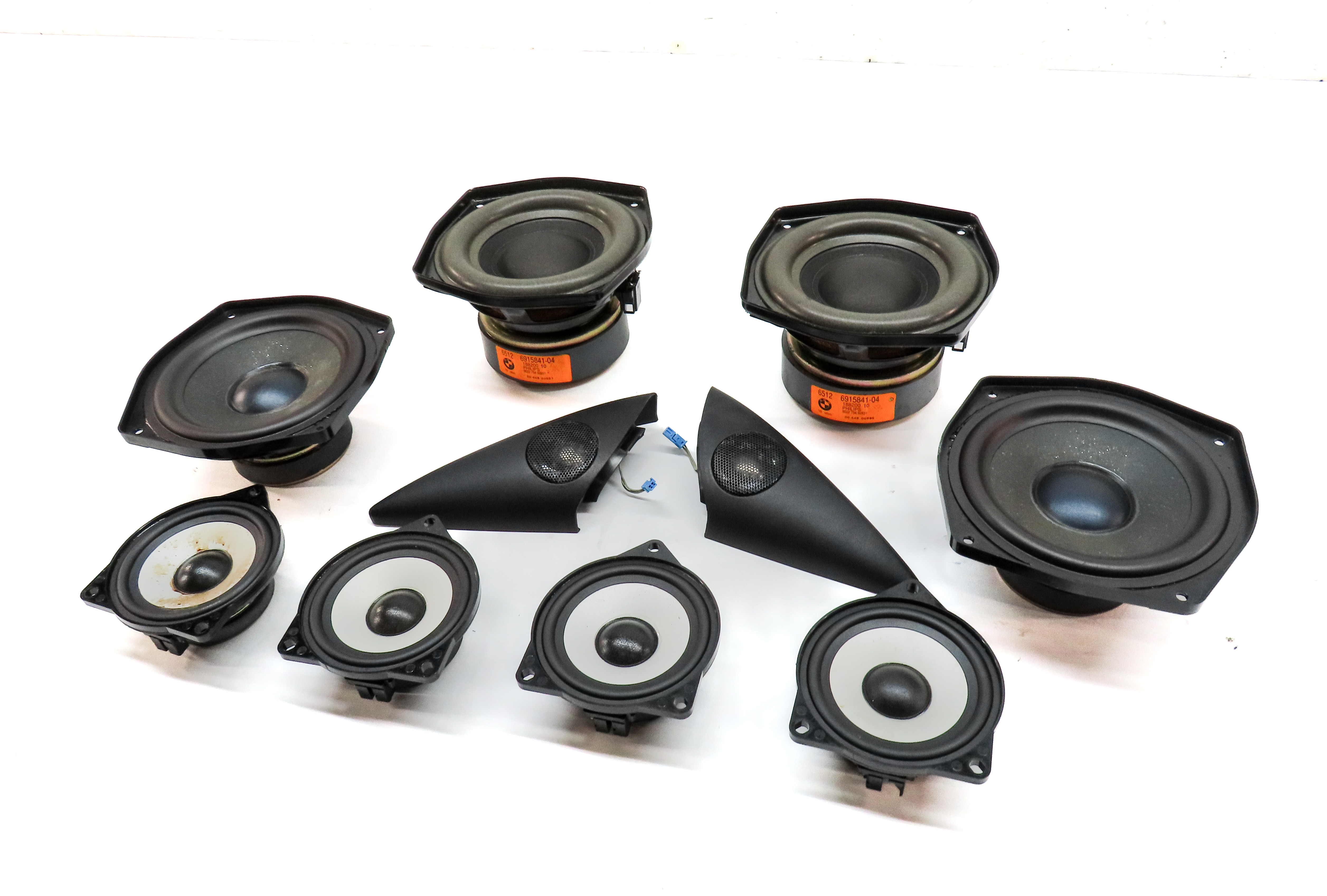 2005 BMW Z4 CONVERTIBLE (E85) RADIO STEREO AUDIO SOUND SYSTEM SPEAKER SET/10 — exact item pictured